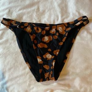Shade & Shore cheetah print bikini bottom